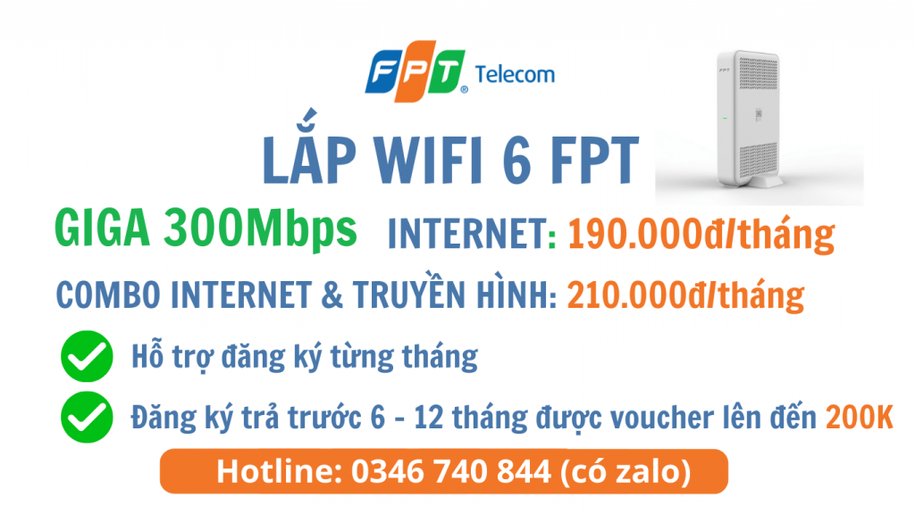 LẮP INTERNET FPT - FPT TELECOM